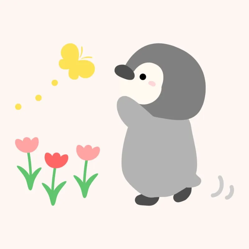 手書きのペンギン①