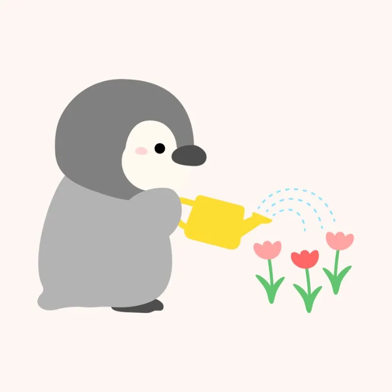 手書きのペンギン②